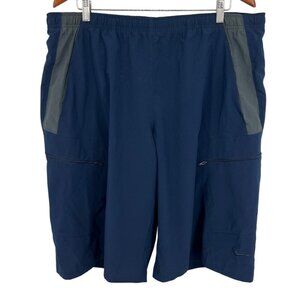 Nike Mens Active Shorts XXL Extra Extra Large Athletic Blue Stretch NWT New